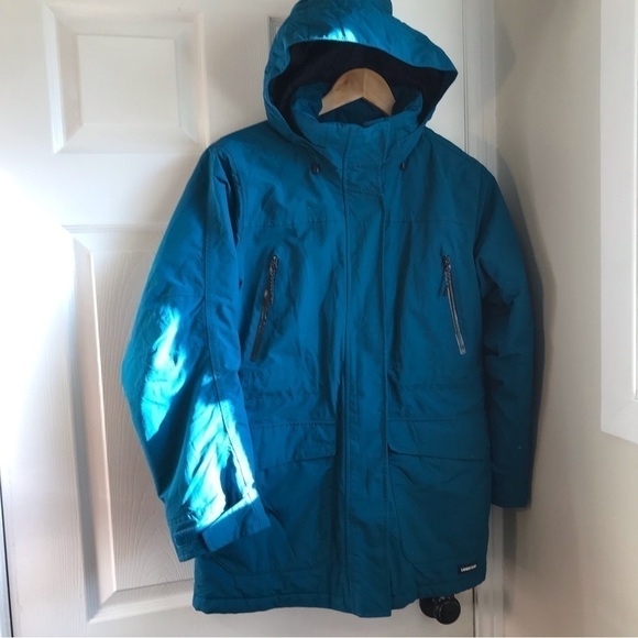 𝅺land’s End women’s size S Squall Parka.  Teal.  BNWOT. - Picture 2 of 10
